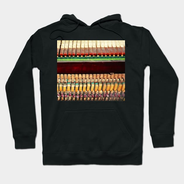 Piano hammer keys! Hoodie by rozmcq